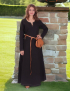 Freya Medieval Viking V-Neck Underdress with Punto Stitching